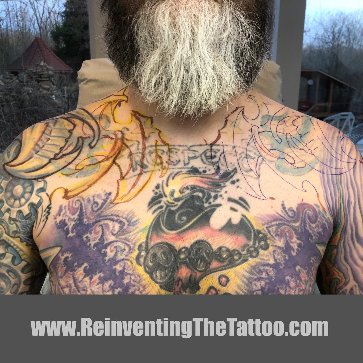 Matching Something Symmetrically in Someone's Tattoo Collection!