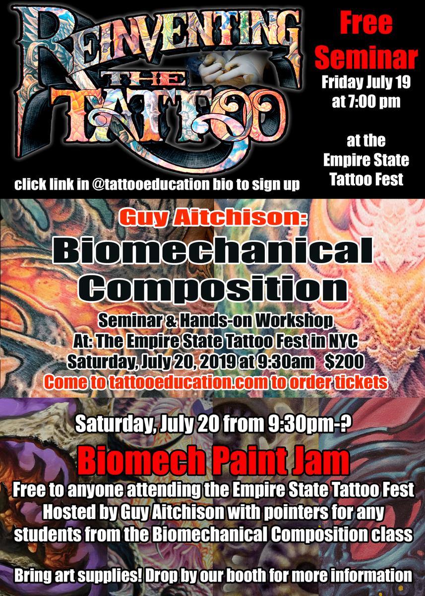 FREE Reinventing The Tattoo seminar!